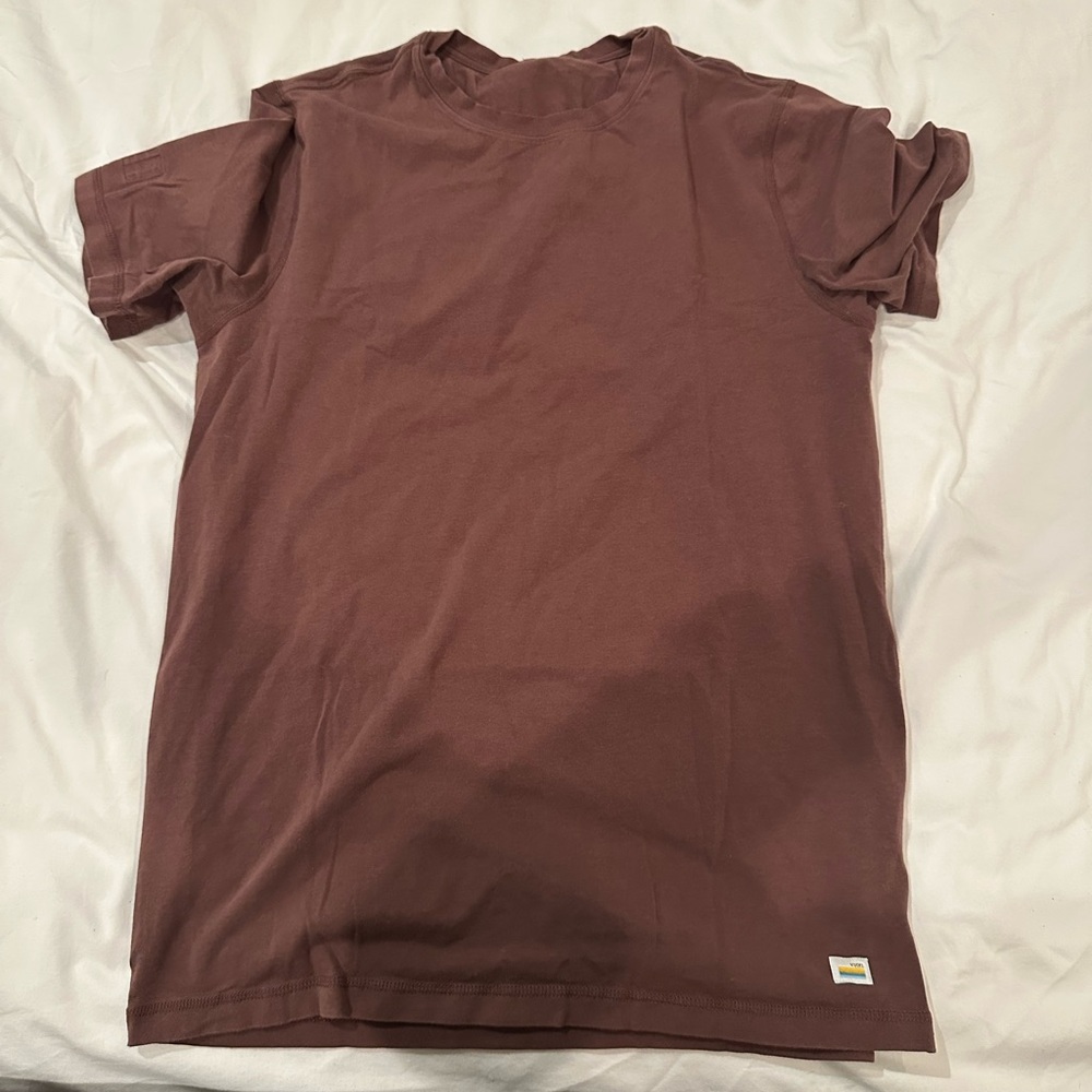 Vuori maroon pima cotton t-shirt